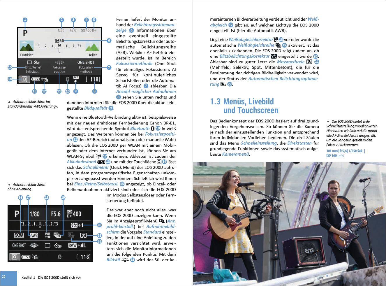 Beispielinhalt (Bild) Canon EOS 200D / 250D