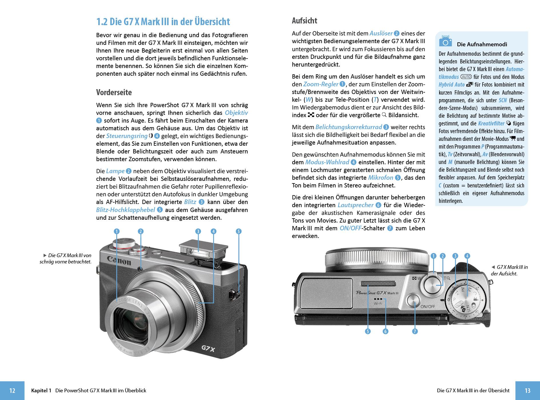 Beispielinhalt (Bild) Canon PowerShot G7X Mark III