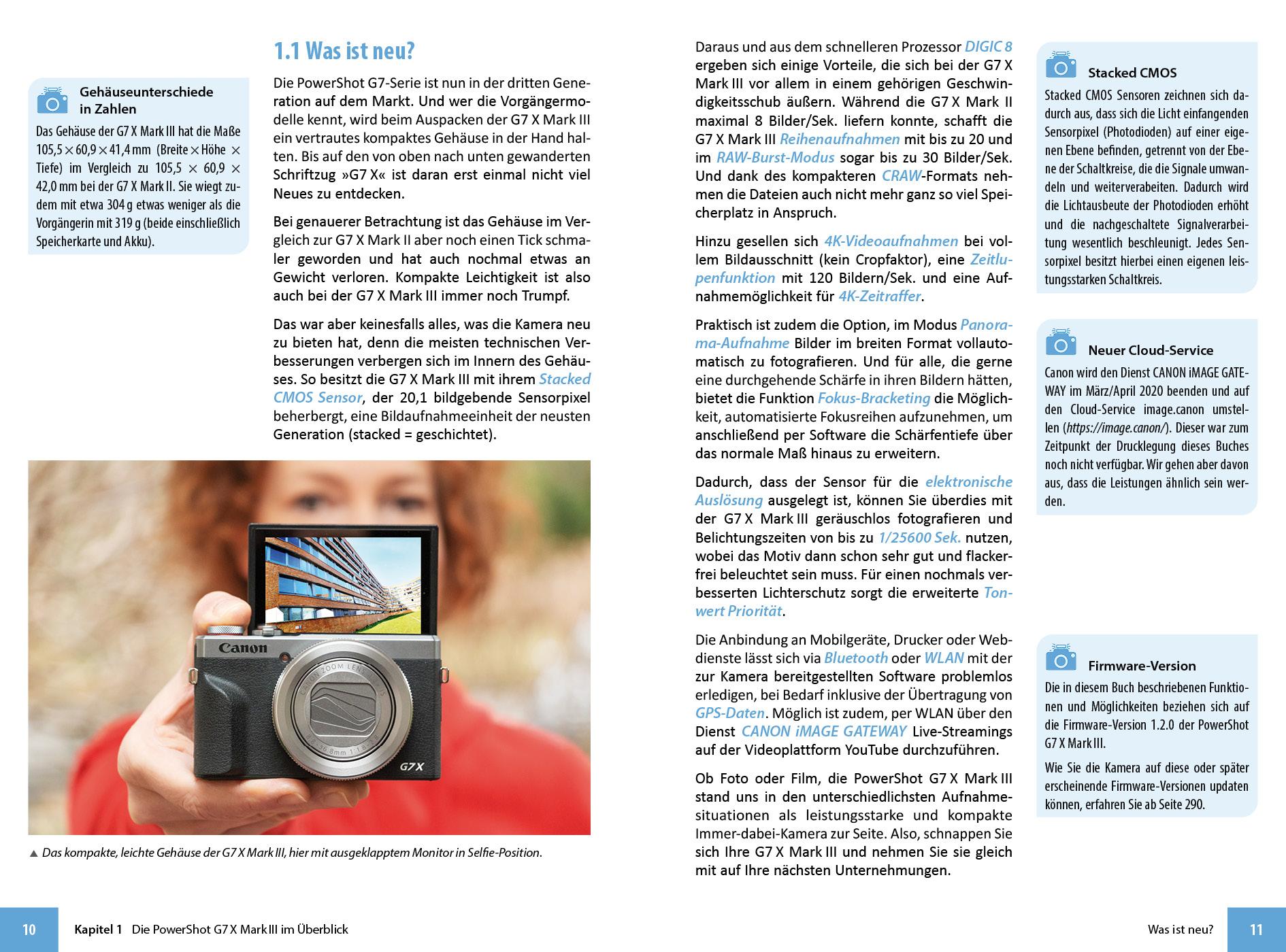 Beispielinhalt (Bild) Canon PowerShot G7X Mark III