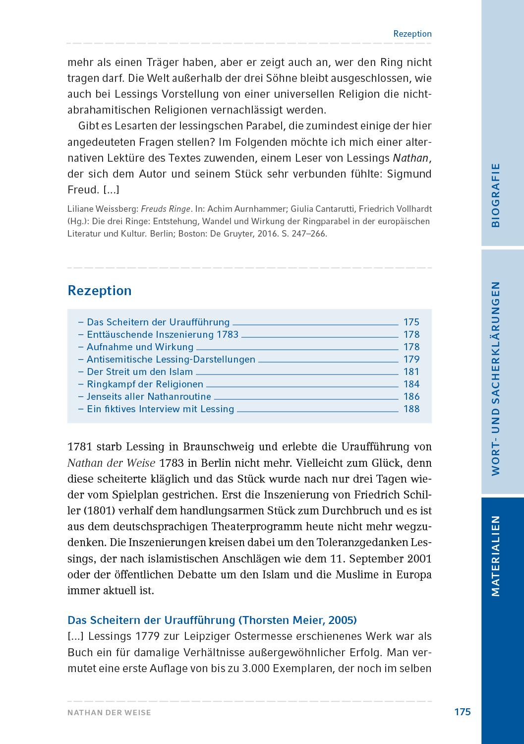 Beispielinhalt (Bild) Nathan der Weise
