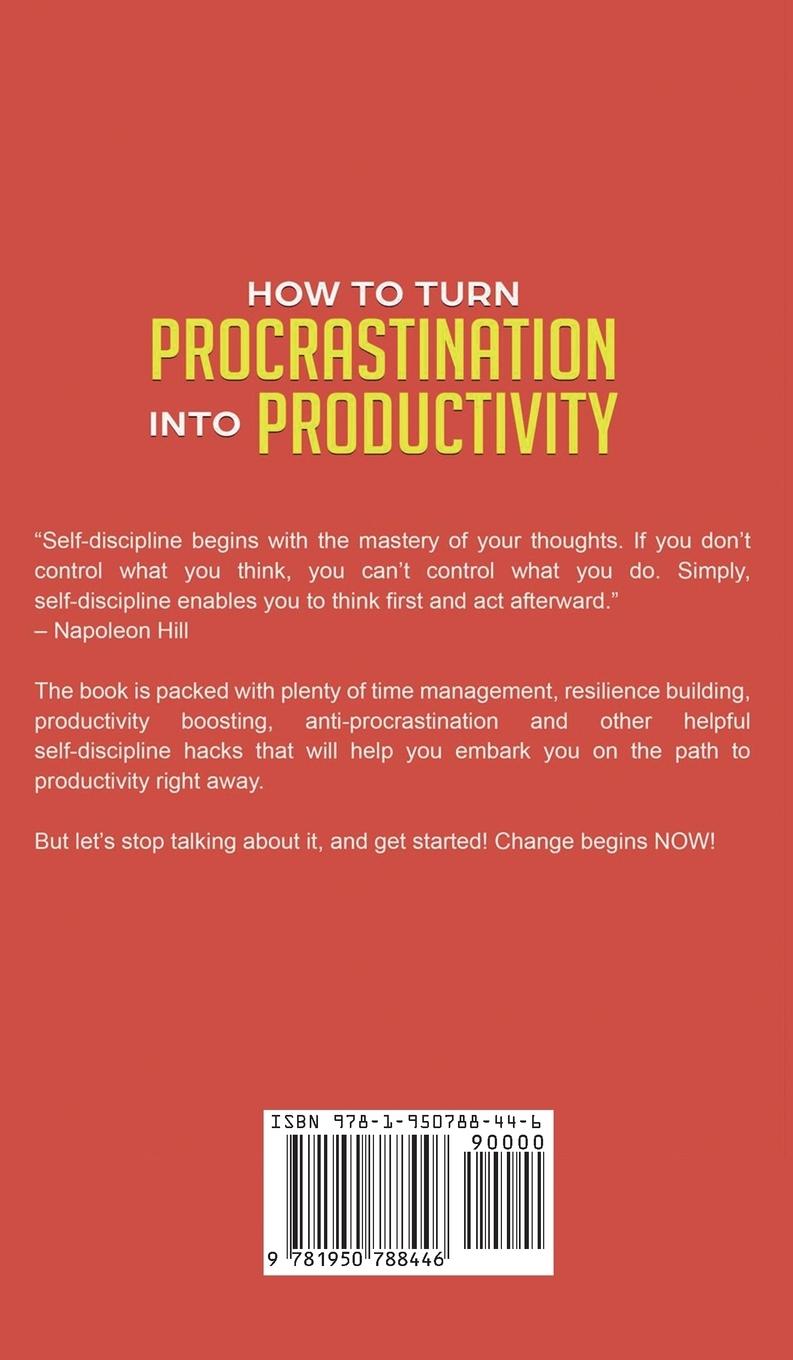 Rückseitencover How to Turn Procrastination into Productivity
