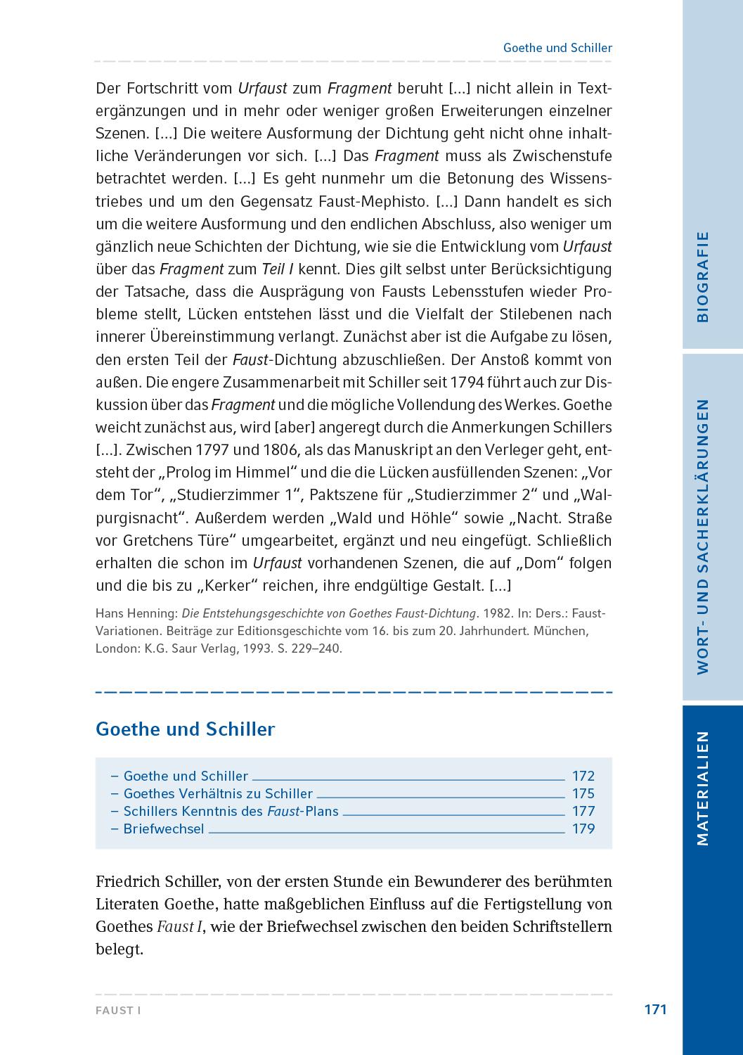 Beispielinhalt (Bild) Faust I