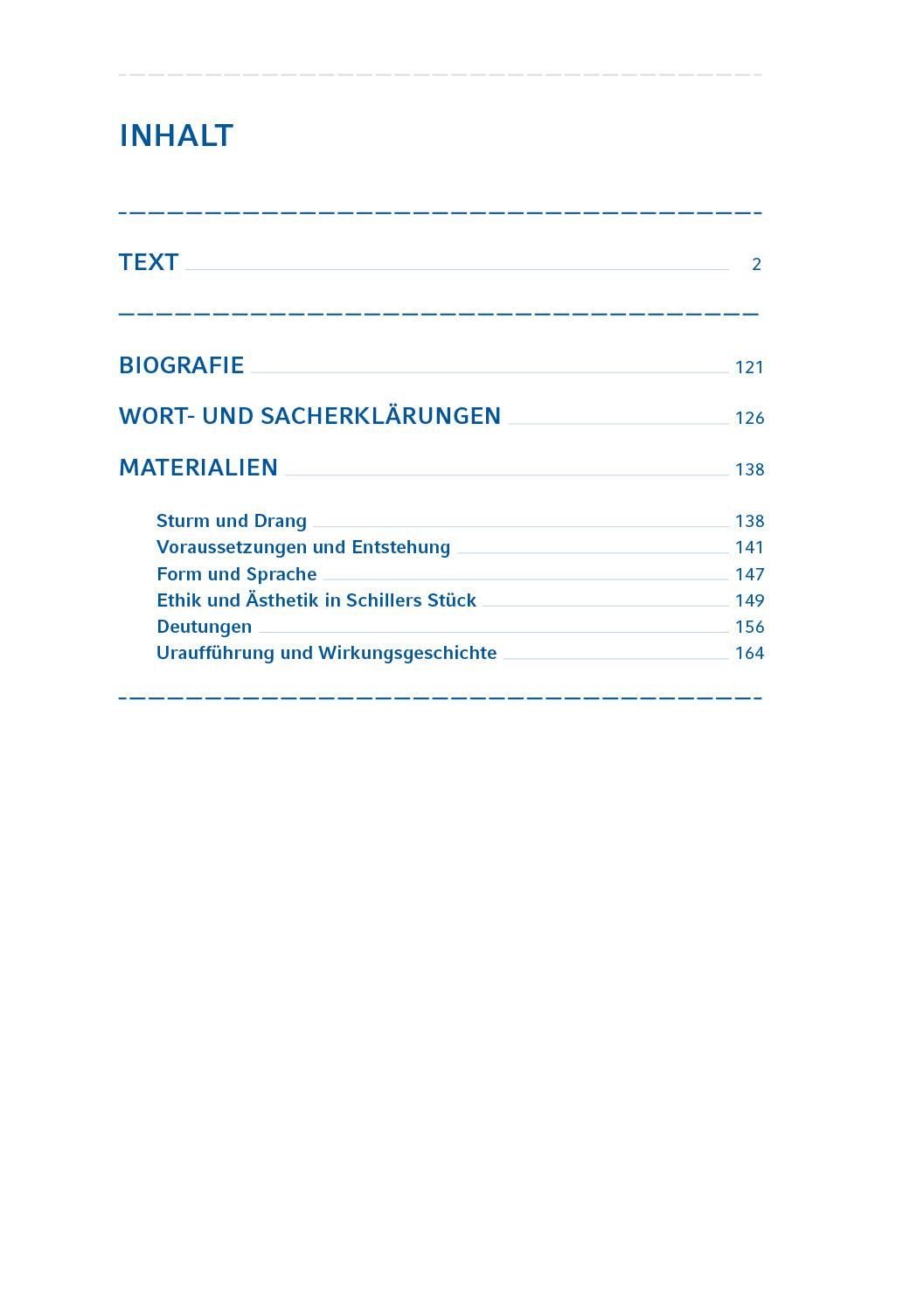 Beispielinhalt (Bild) Die Räuber