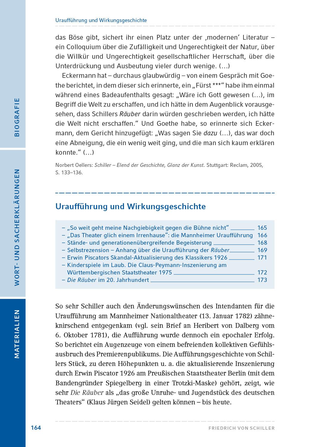 Beispielinhalt (Bild) Die Räuber