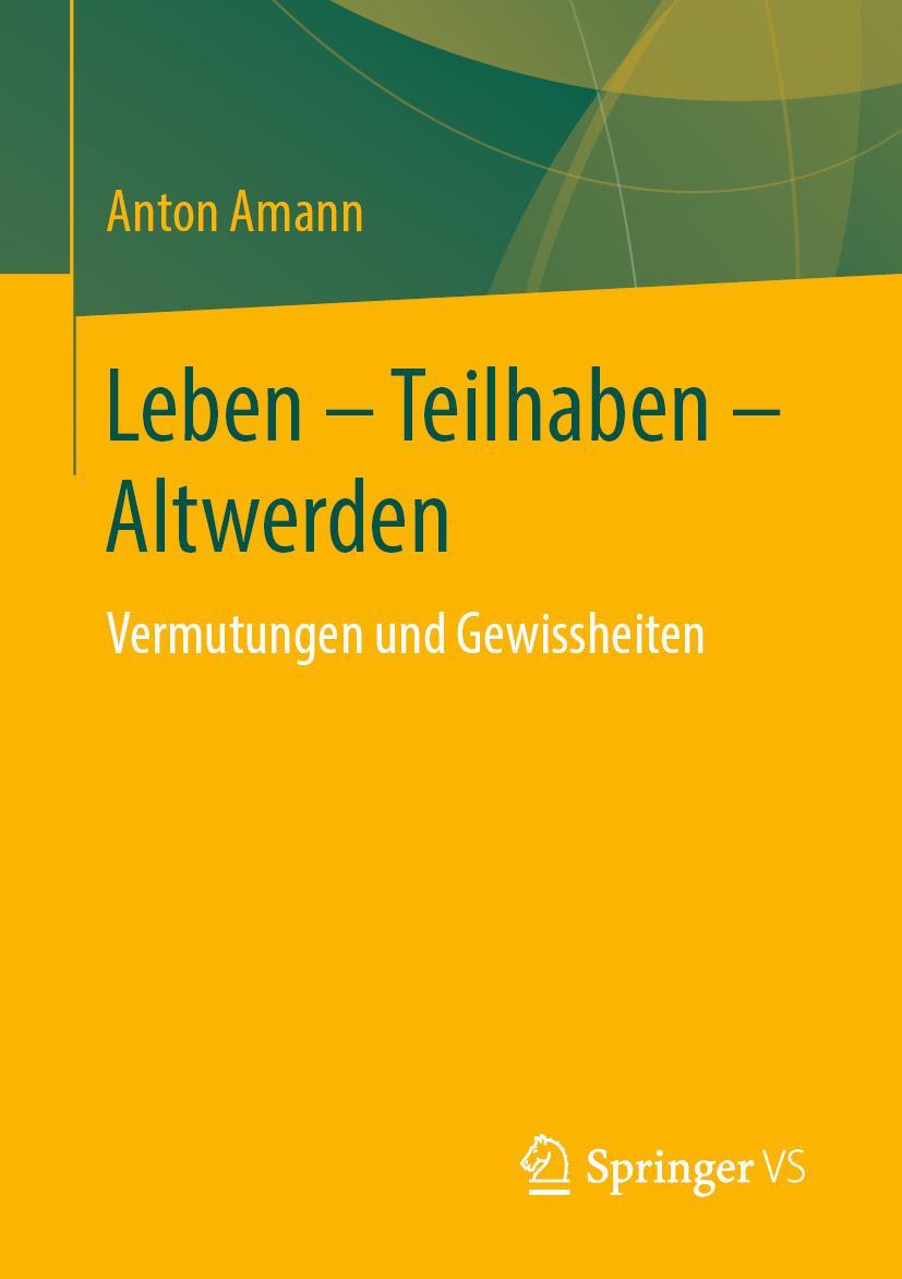 Vorderes Coverbild Leben - Teilhaben - Altwerden
