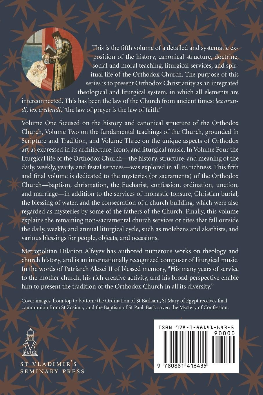 Rückseitencover Orthodox Christianity Volume V