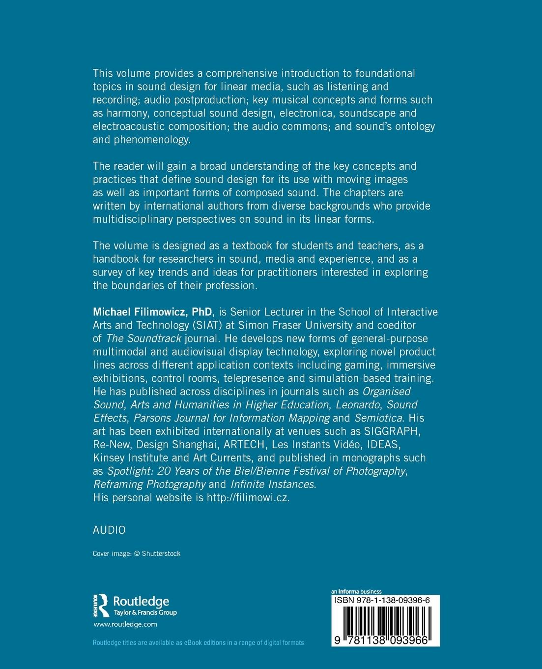 Rückseitencover Foundations in Sound Design for Linear Media