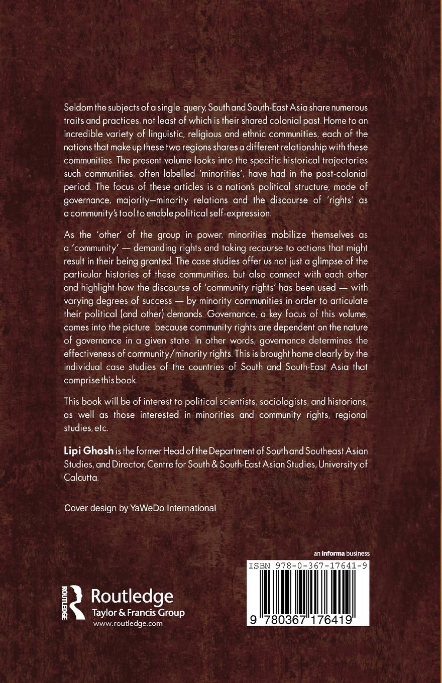 Rückseitencover Political Governance and Minority Rights