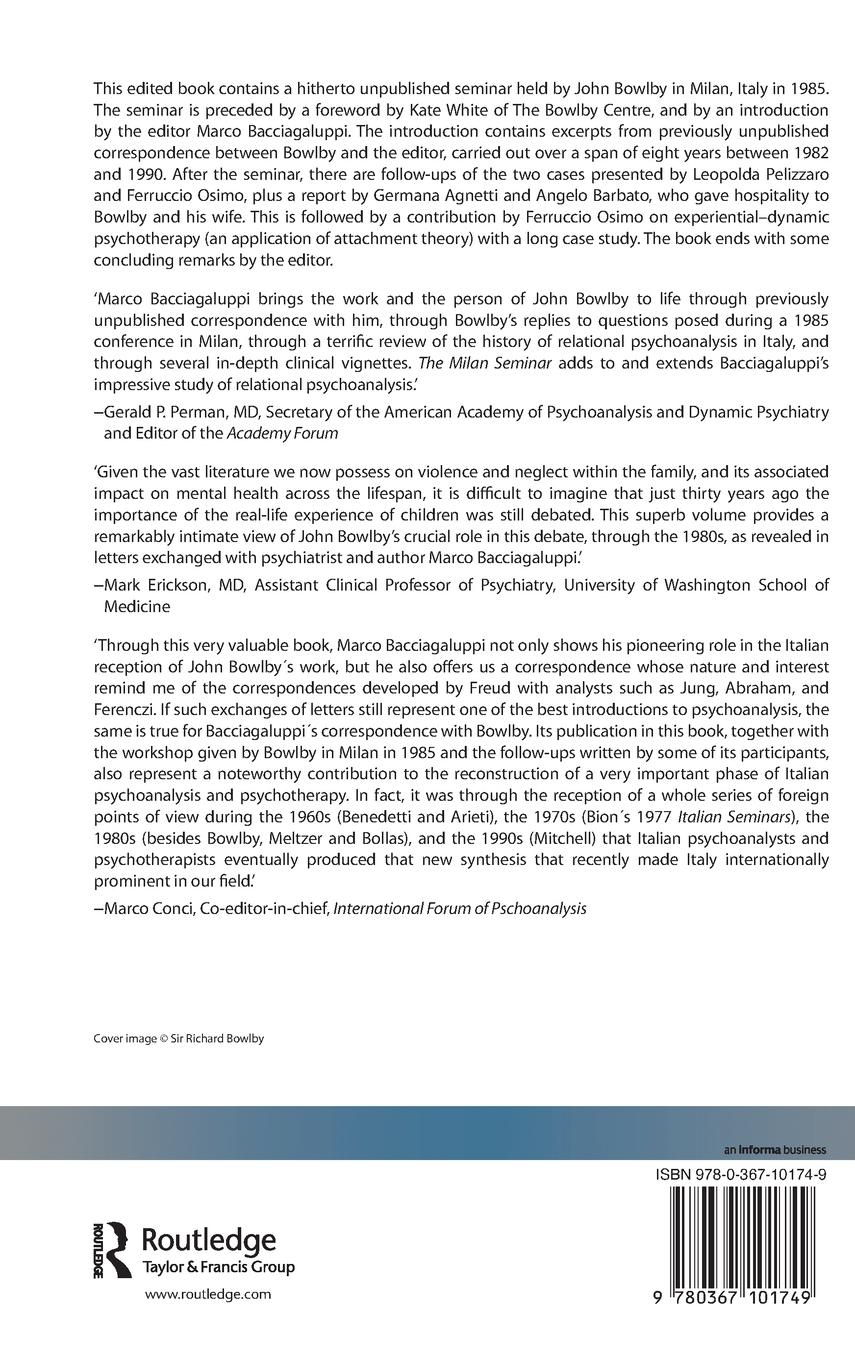 Rückseitencover The Milan Seminar