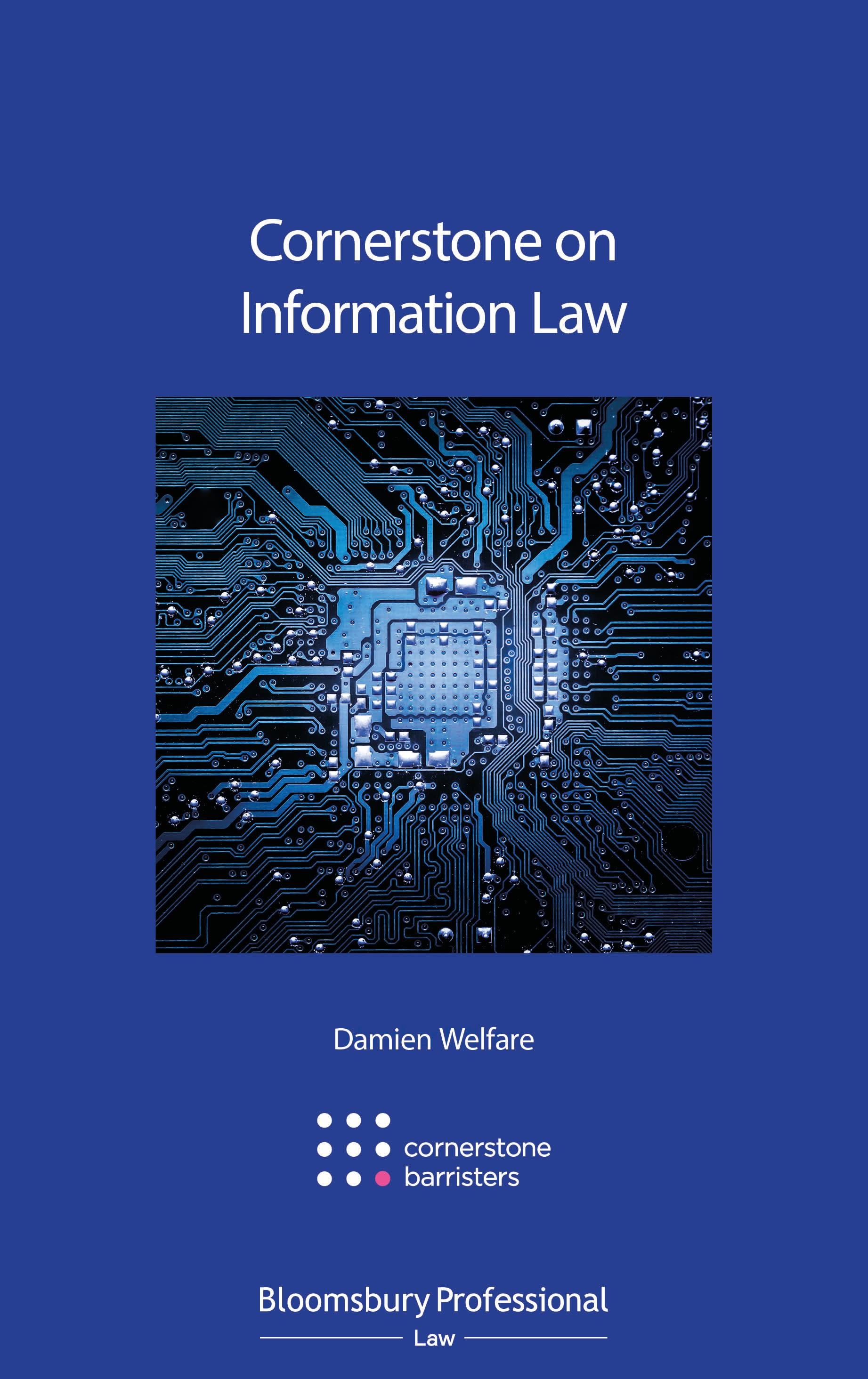 Vorderes Coverbild Cornerstone on Information Law