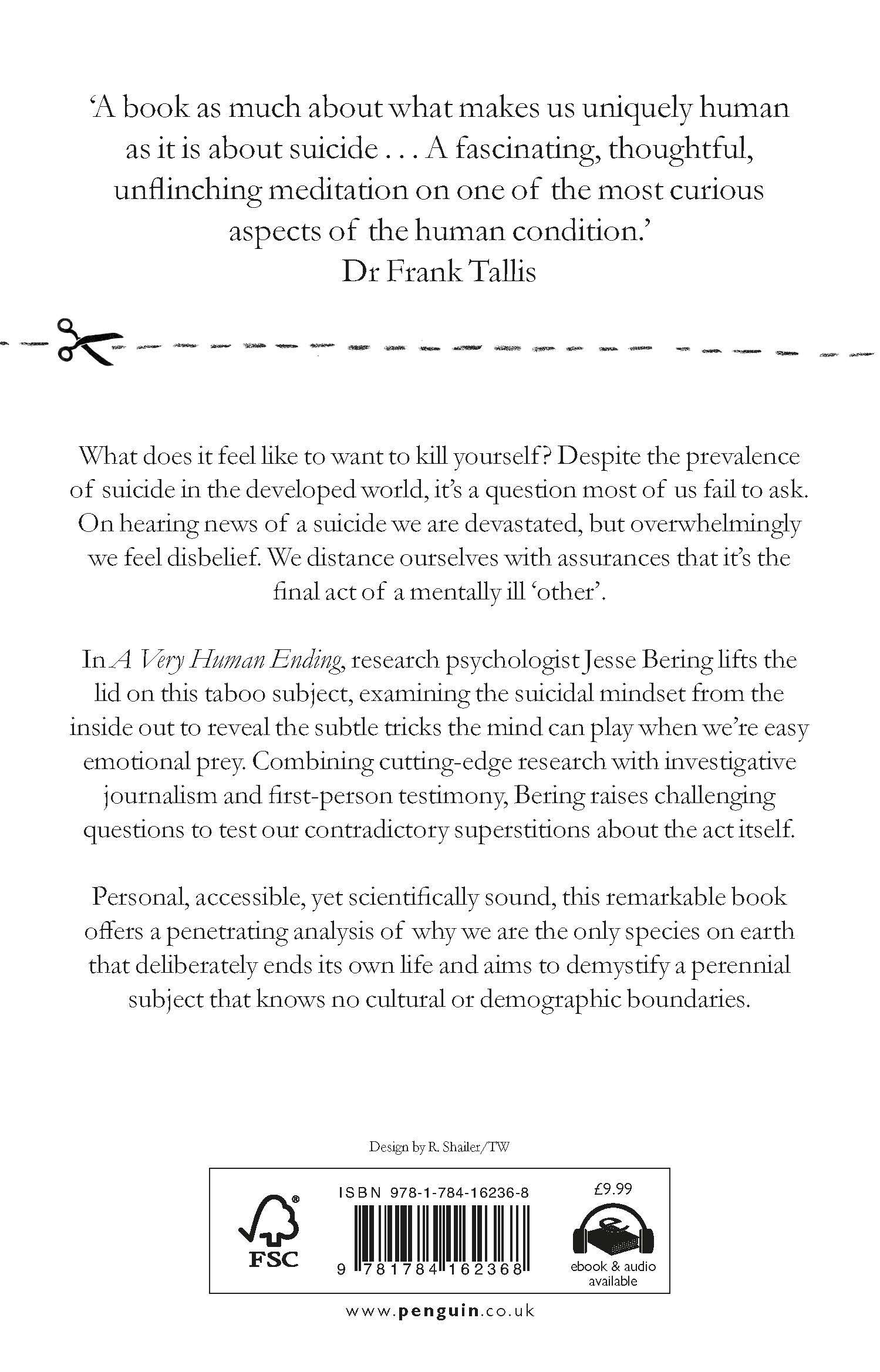 Rückseitencover A Very Human Ending