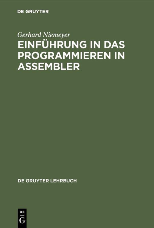 Vorderes Coverbild Einführung in das Programmieren in Assembler