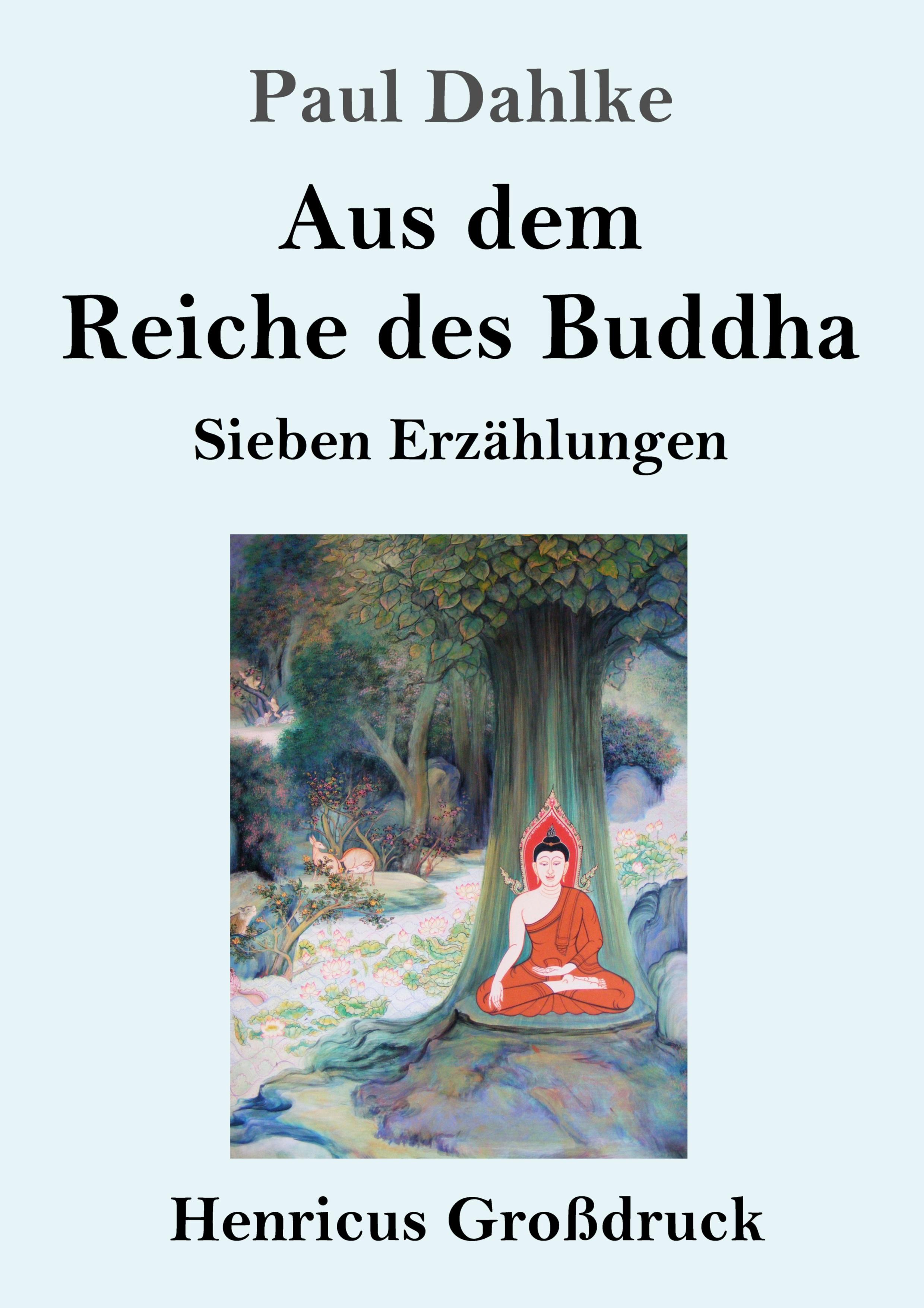Vorderes Coverbild Aus dem Reiche des Buddha (Großdruck)