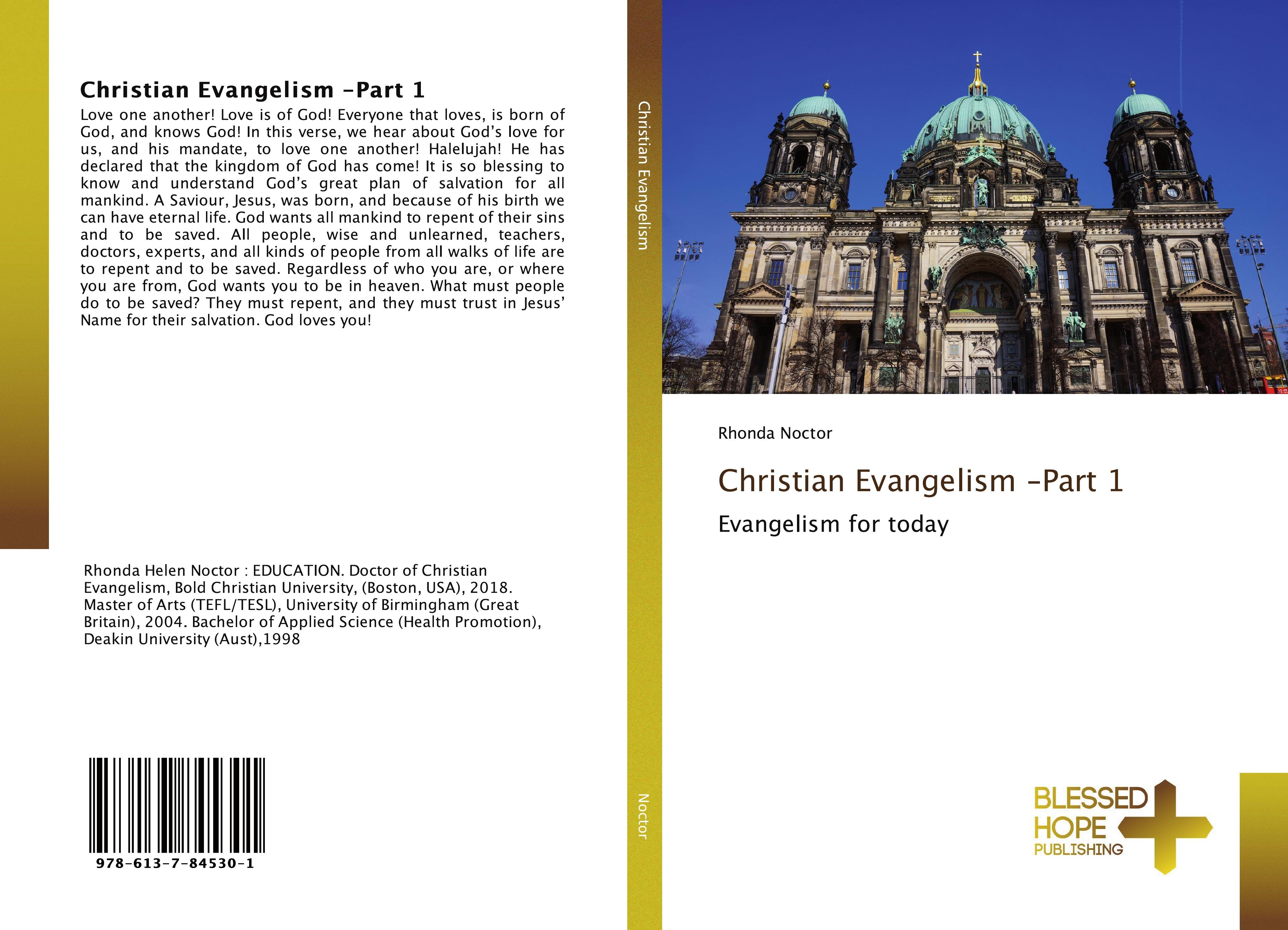 Vorderes Coverbild Christian Evangelism -Part 1
