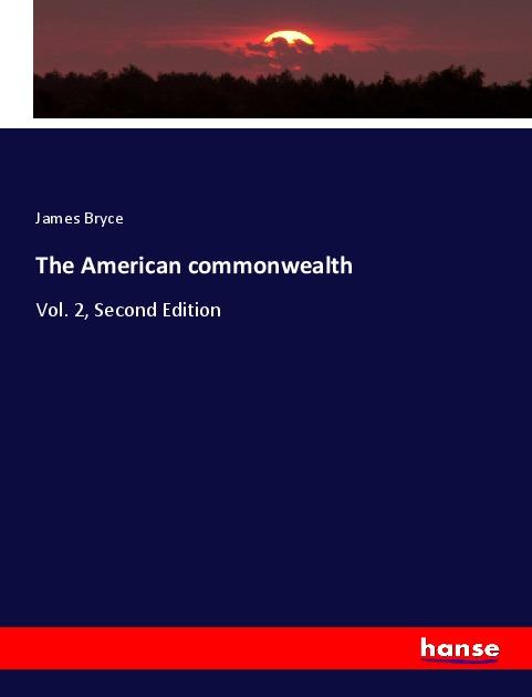 Vorderes Coverbild The American commonwealth