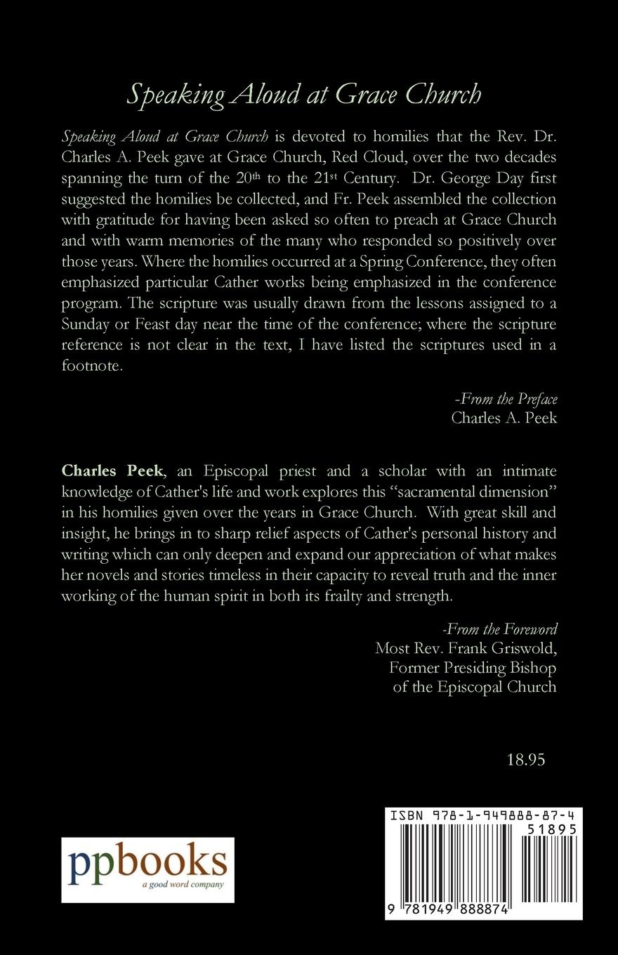 Rückseitencover Speaking Aloud at Grace Church