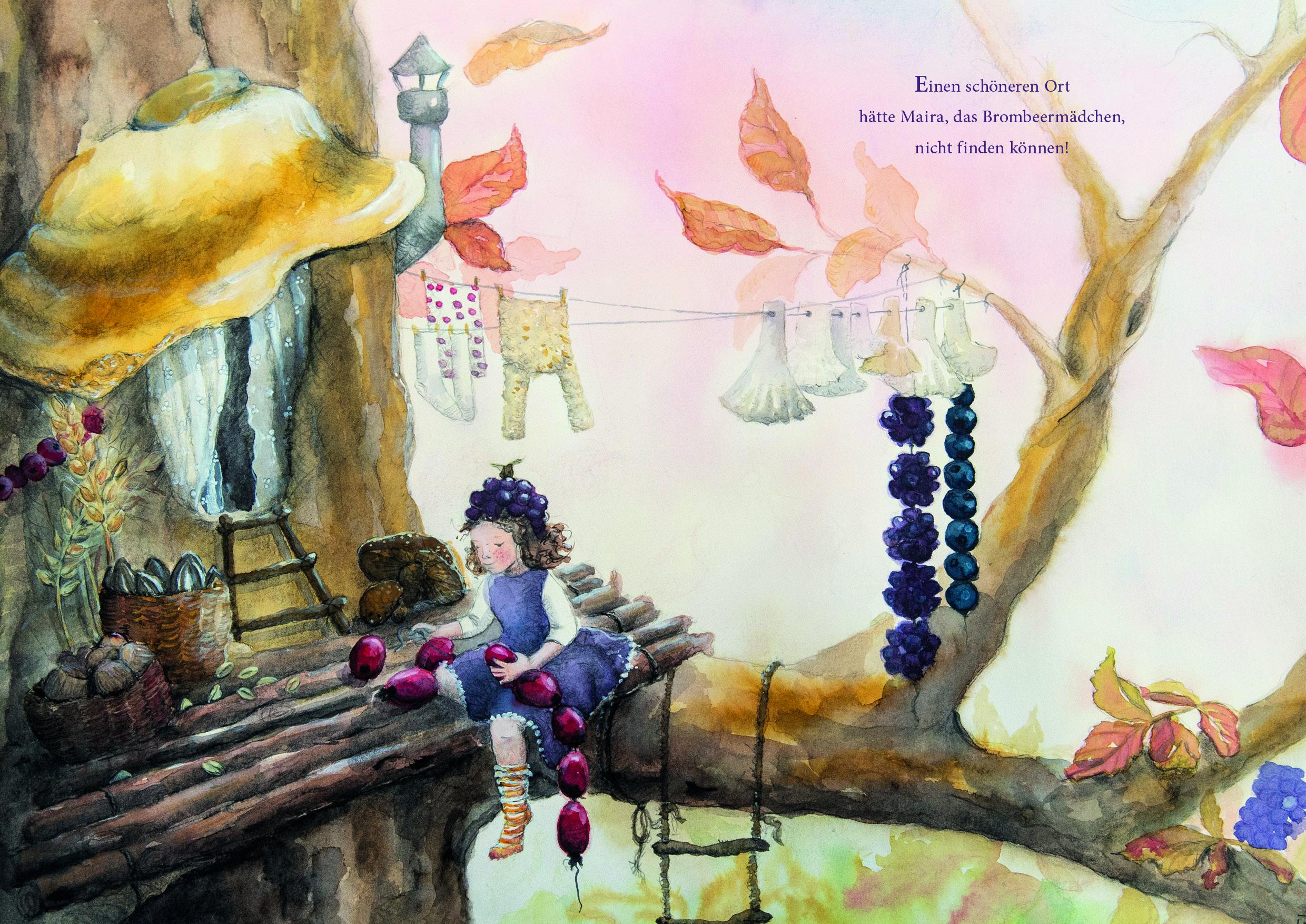 Beispielinhalt (Bild) Maira, das Brombeermädchen