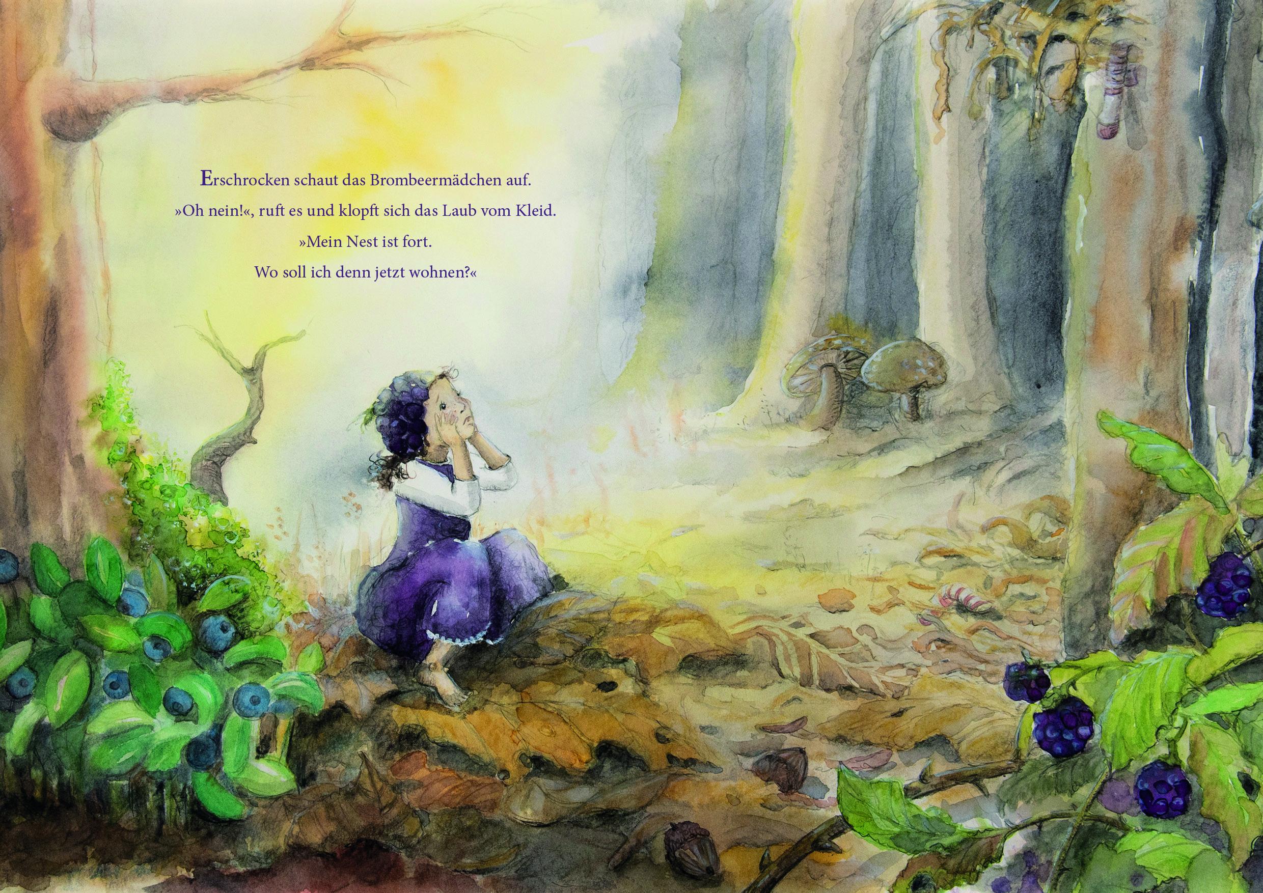 Beispielinhalt (Bild) Maira, das Brombeermädchen