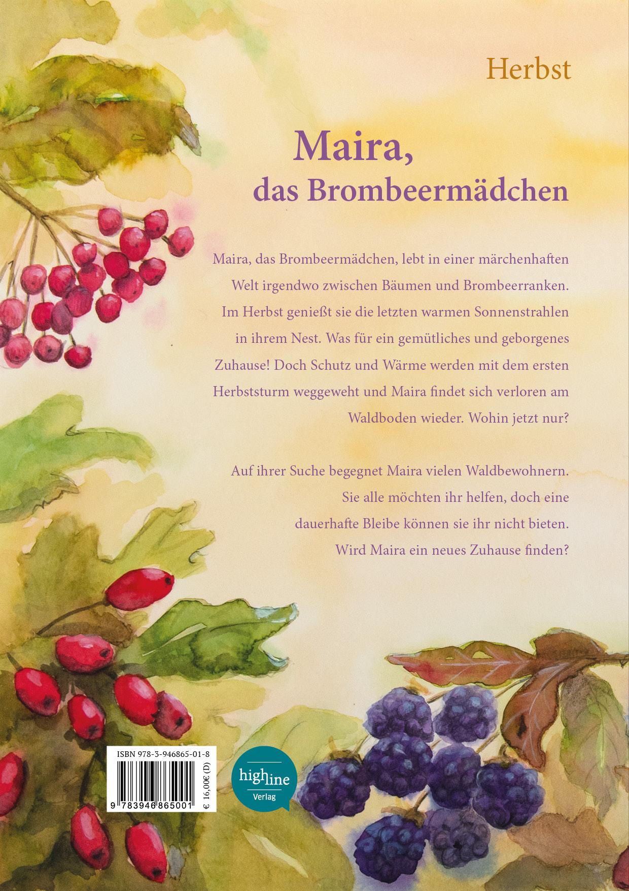 Rückseitencover Maira, das Brombeermädchen