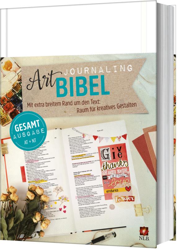 Vorderes Coverbild NLB Art Journaling Bibel Gesamtausgabe