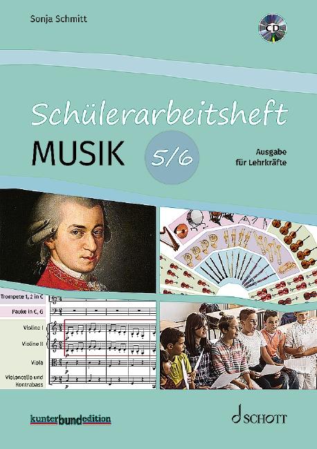 Vorderes Coverbild Schülerarbeitsheft Musik