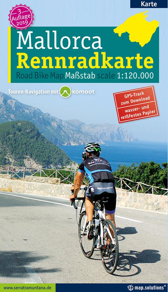 Vorderes Coverbild Rennradkarte Mallorca