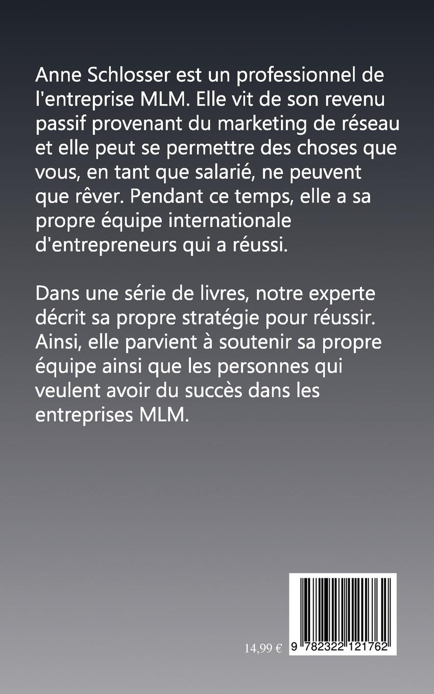 Rückseitencover Trois étapes pour la réussite MLM