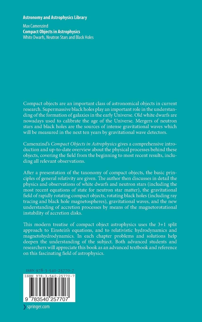 Rückseitencover Compact Objects in Astrophysics