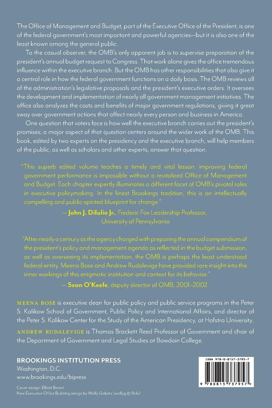 Rückseitencover Executive Policymaking