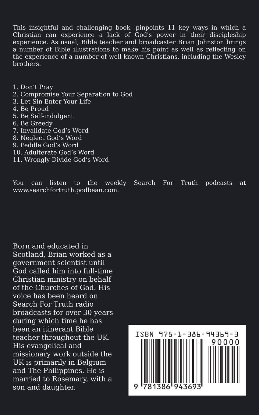 Rückseitencover Power Outage - Christianity Unplugged