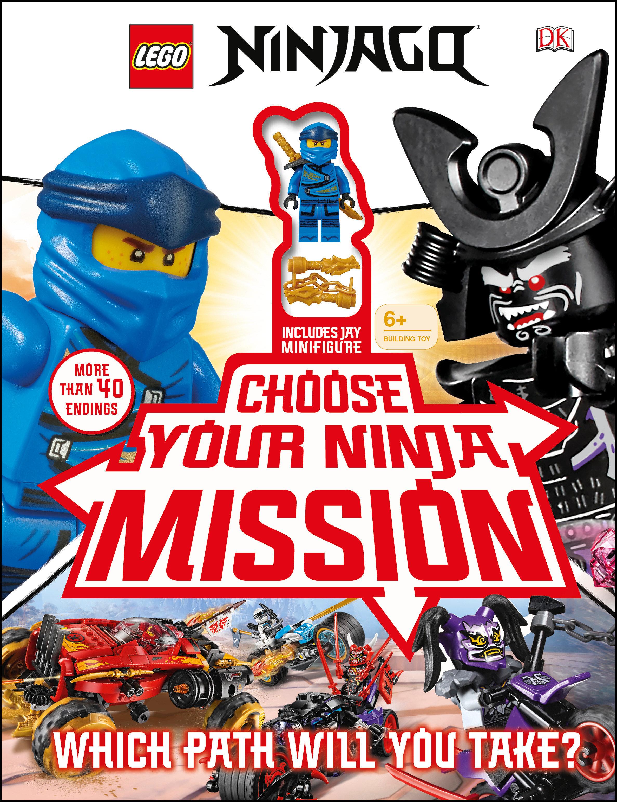 Vorderes Coverbild Lego Ninjago Choose Your Ninja Mission