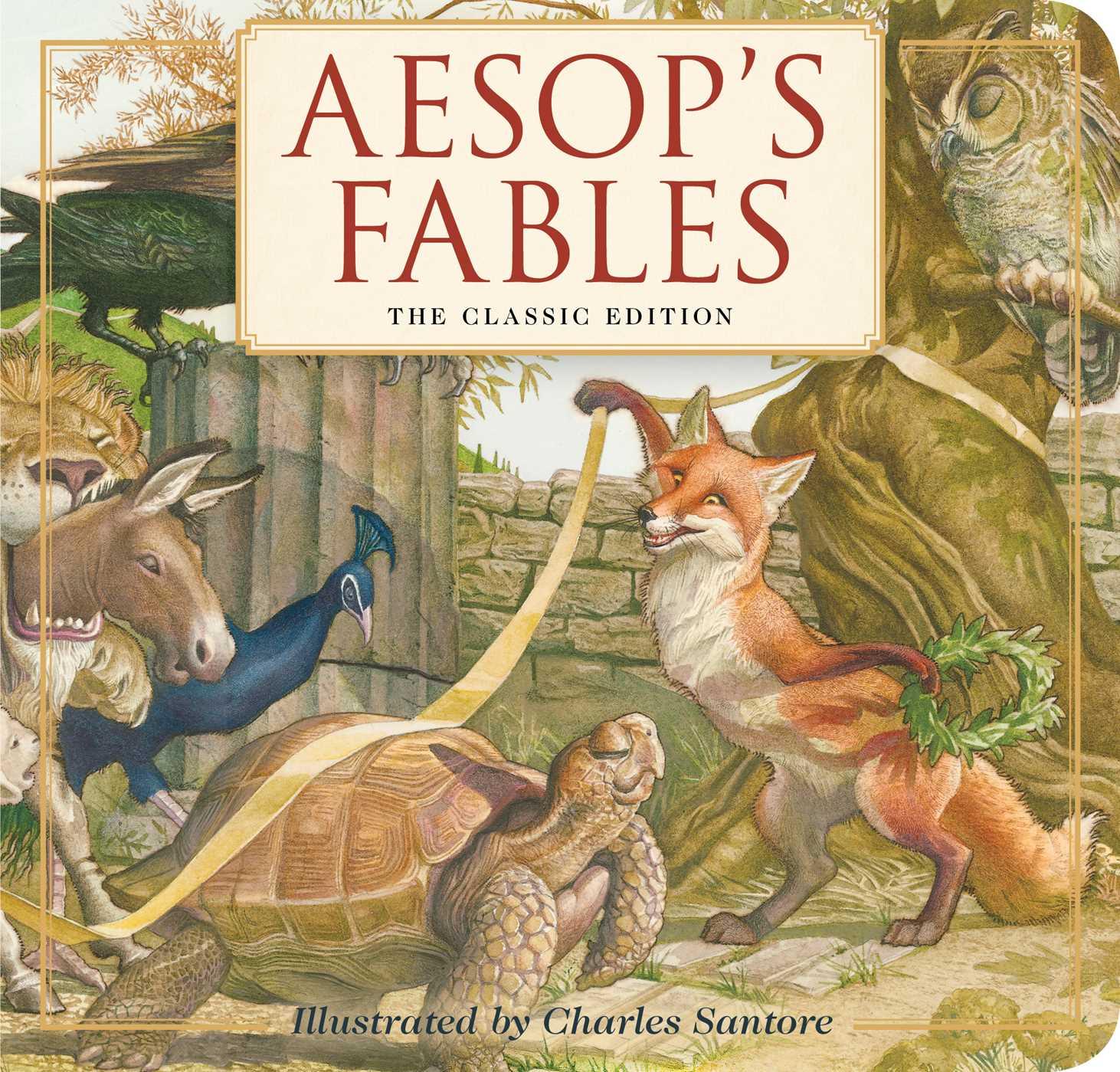 Vorderes Coverbild Aesop's Fables Board Book