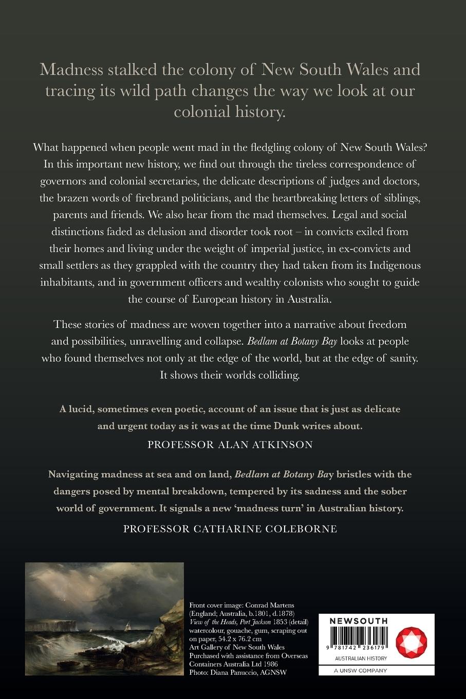 Rückseitencover Bedlam at Botany Bay