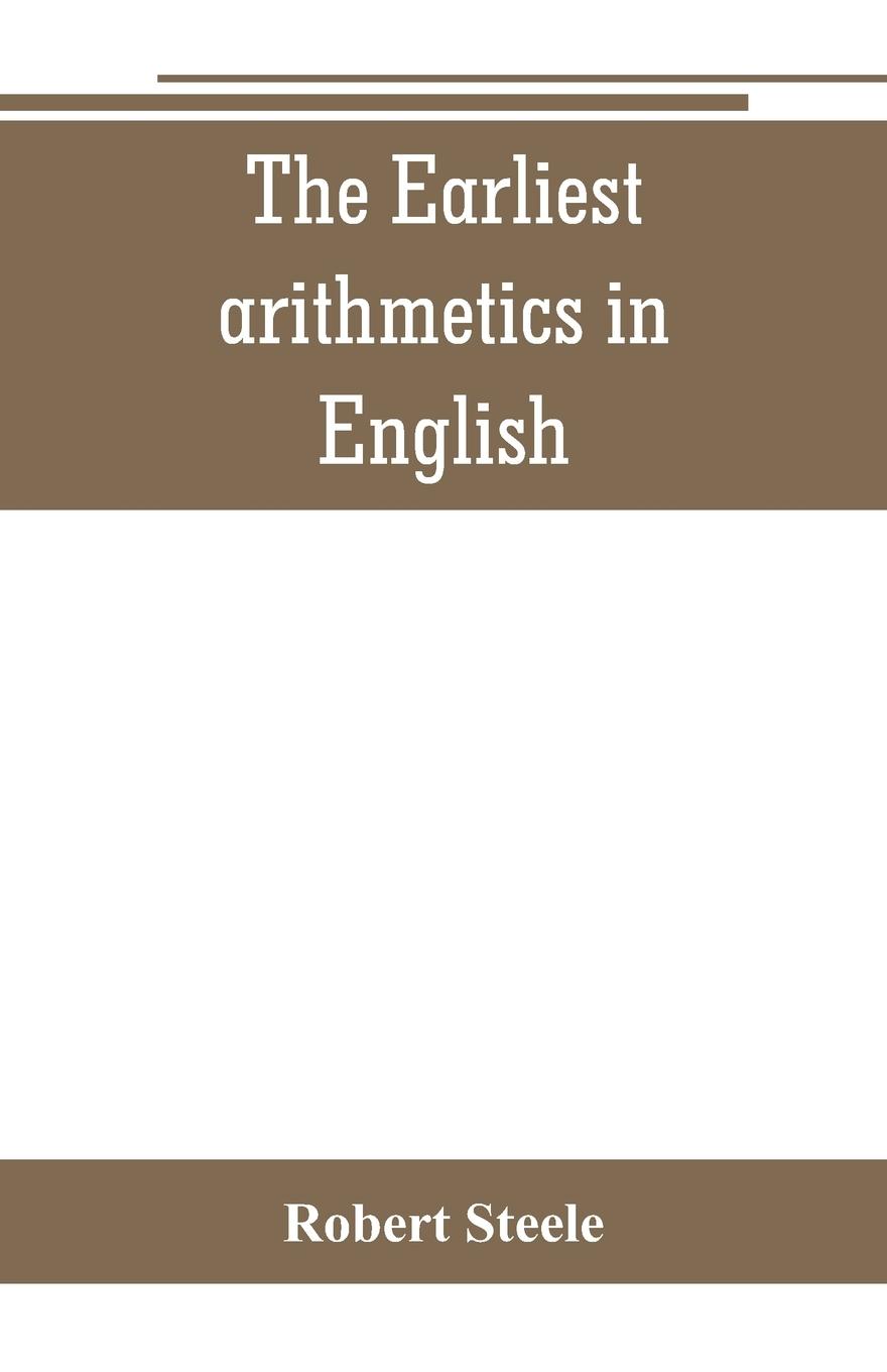 Vorderes Coverbild The Earliest arithmetics in English