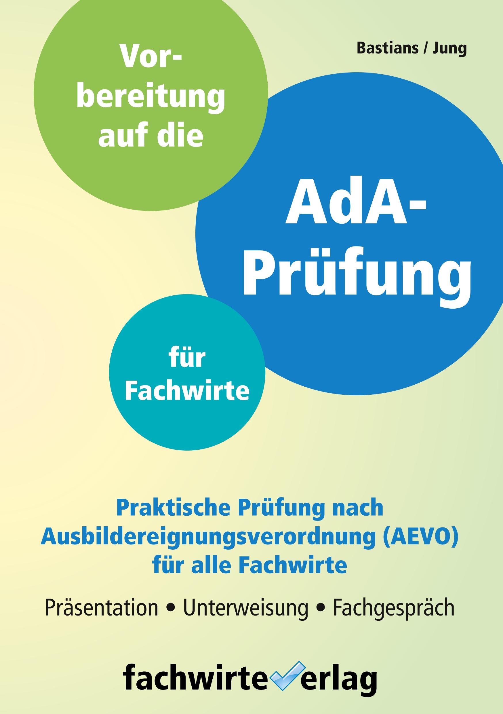 Vorderes Coverbild AdA-Prüfung für Fachwirte