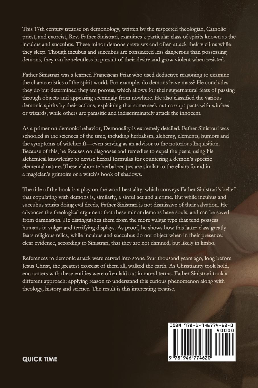 Rückseitencover Demoniality