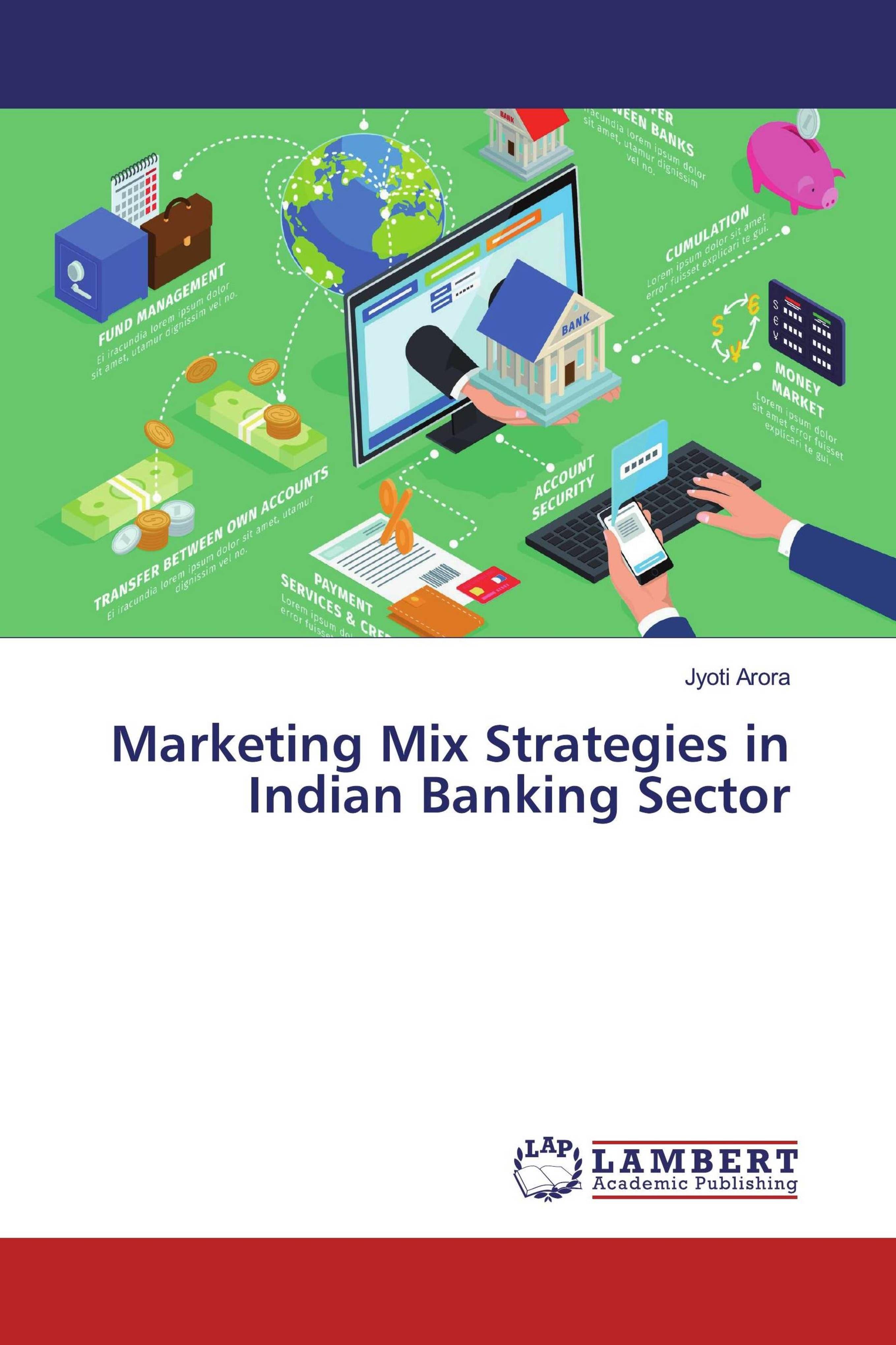 Vorderes Coverbild Marketing Mix Strategies in Indian Banking Sector