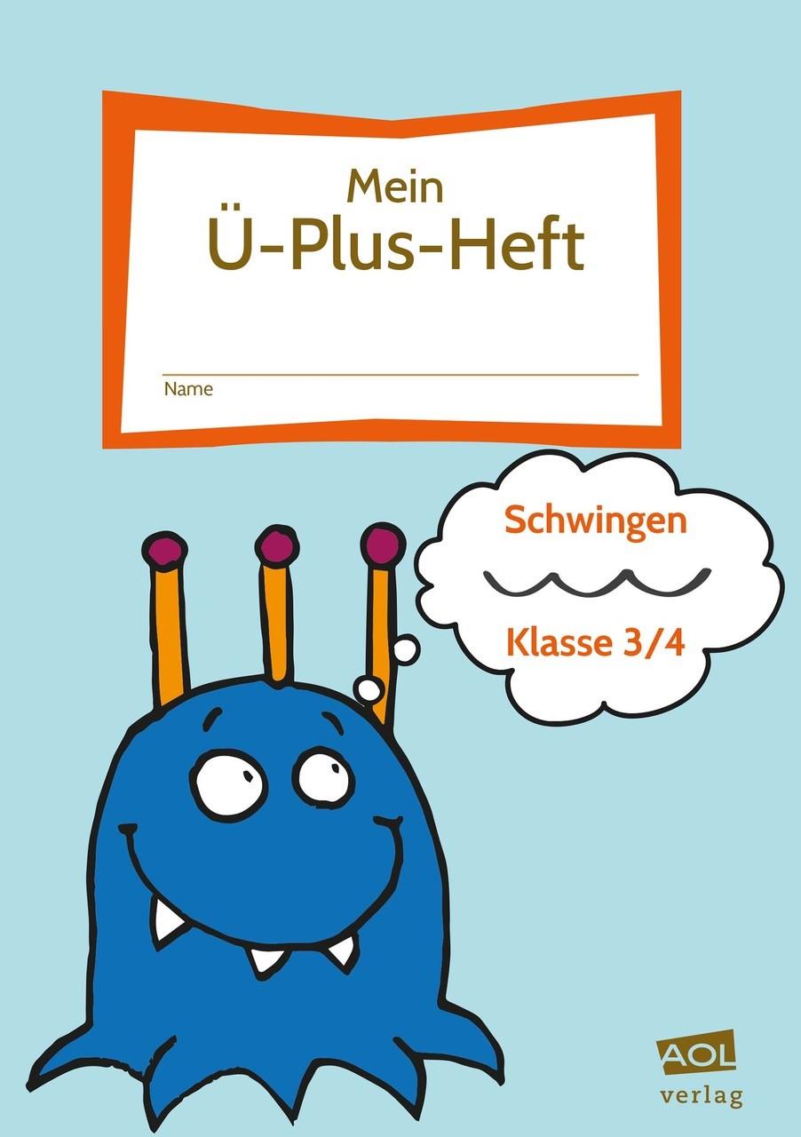 Vorderes Coverbild Mein Ü-Plus-Heft: Schwingen - Klasse 3/4