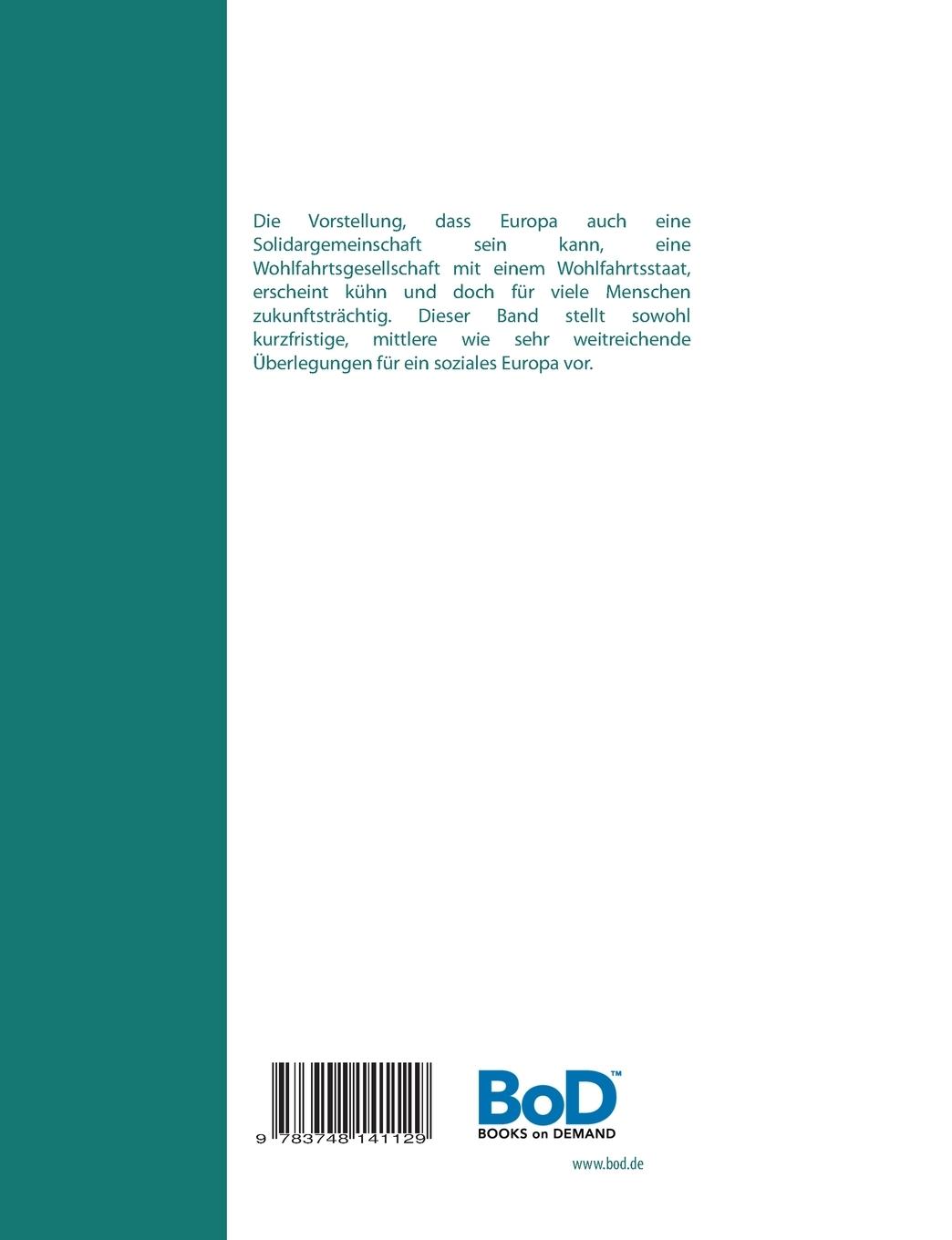Rückseitencover Soziales Europa 2030/2045