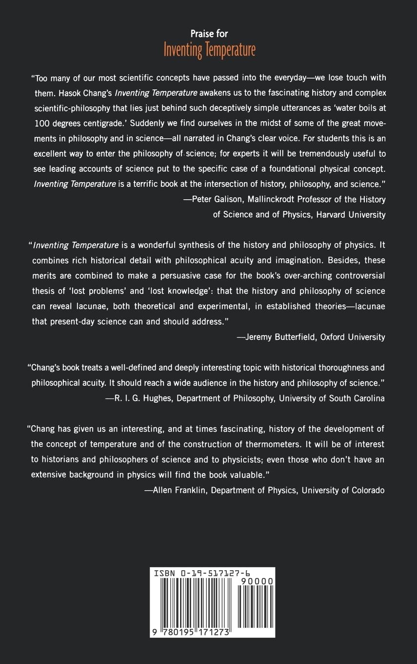 Rückseitencover Inventing Temperature