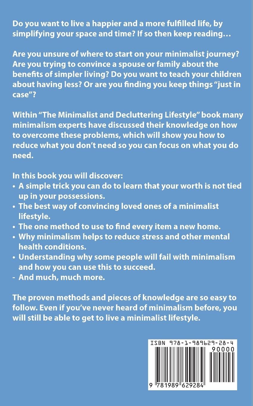 Rückseitencover The Minimalist And Decluttering Lifestyle