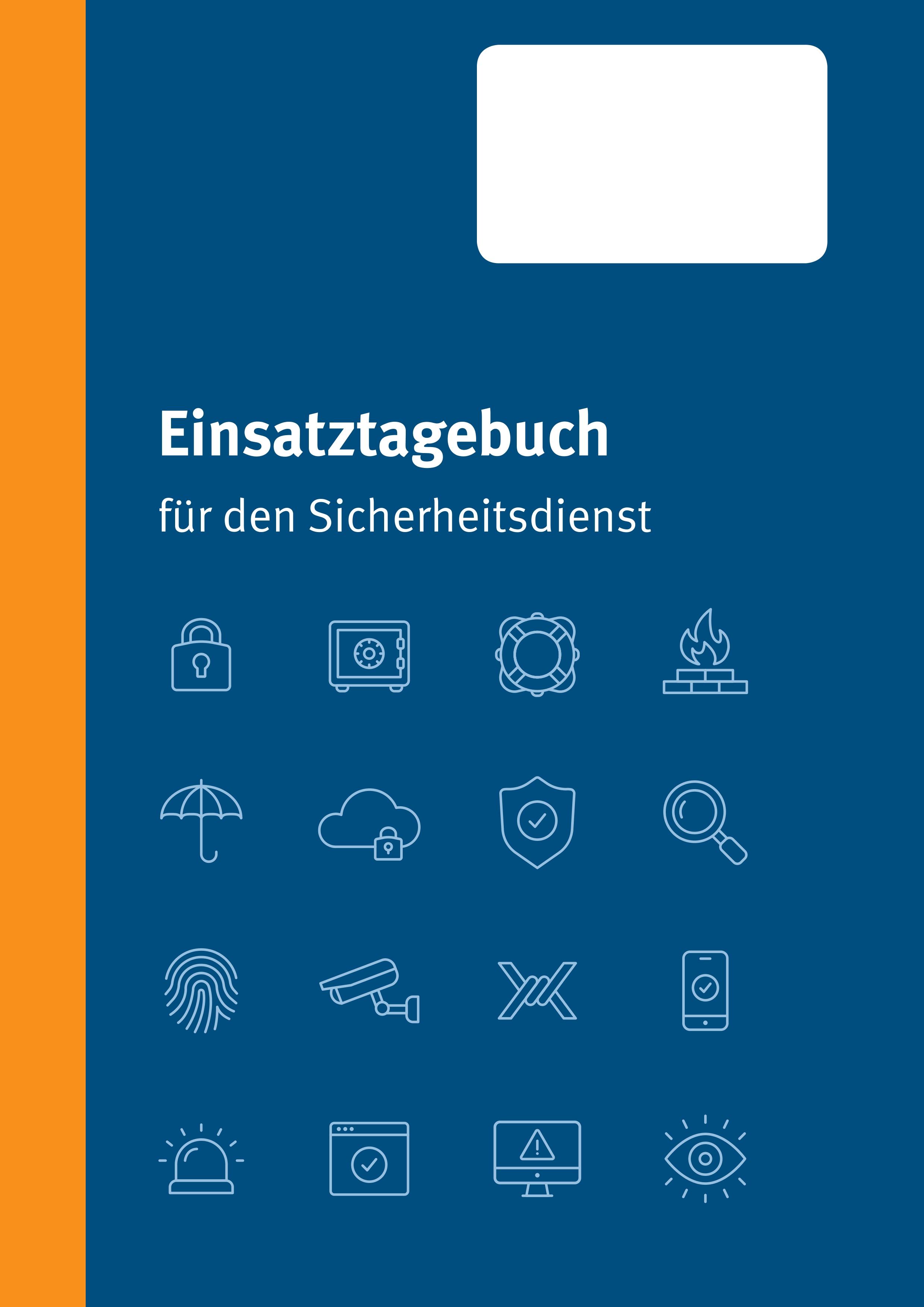 Vorderes Coverbild Einsatztagebuch für den Sicherheitsdienst