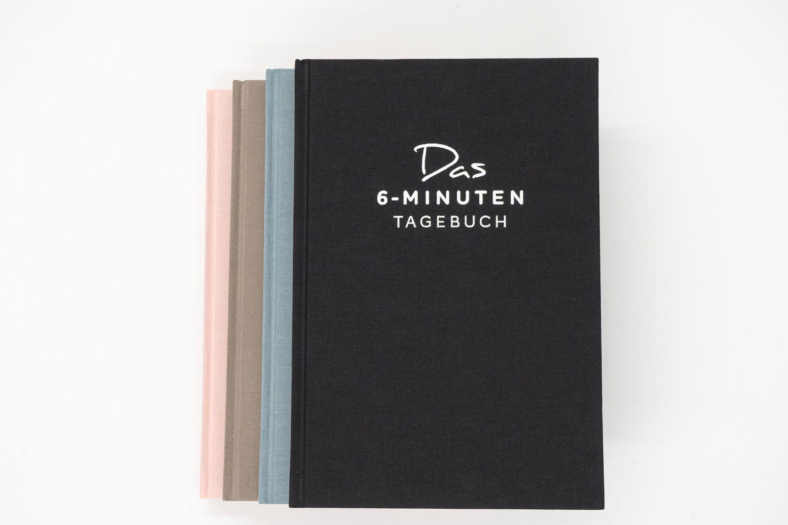 Beispielinhalt (Bild) Das 6-Minuten-Tagebuch (schwarz)