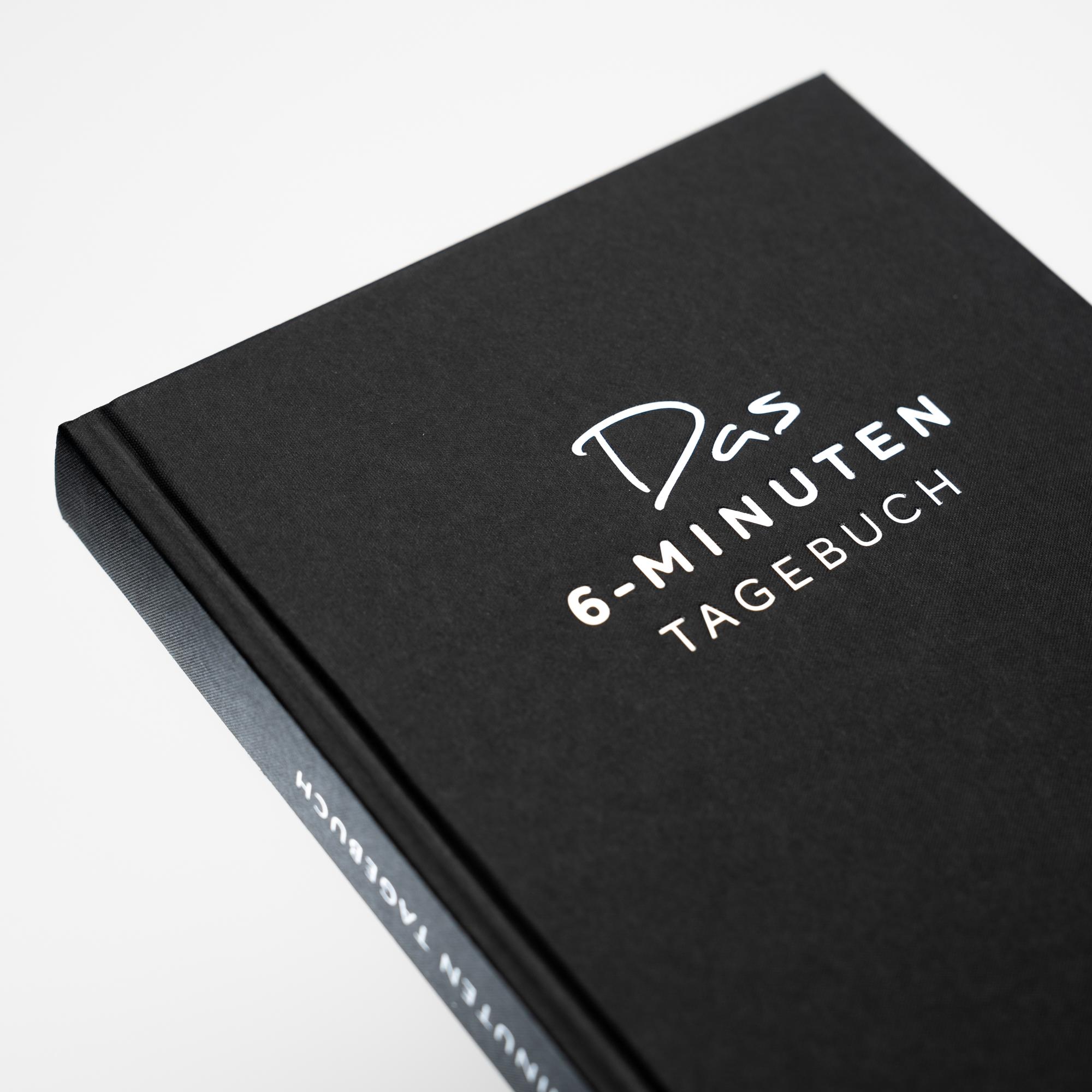 Beispielinhalt (Bild) Das 6-Minuten-Tagebuch (schwarz)