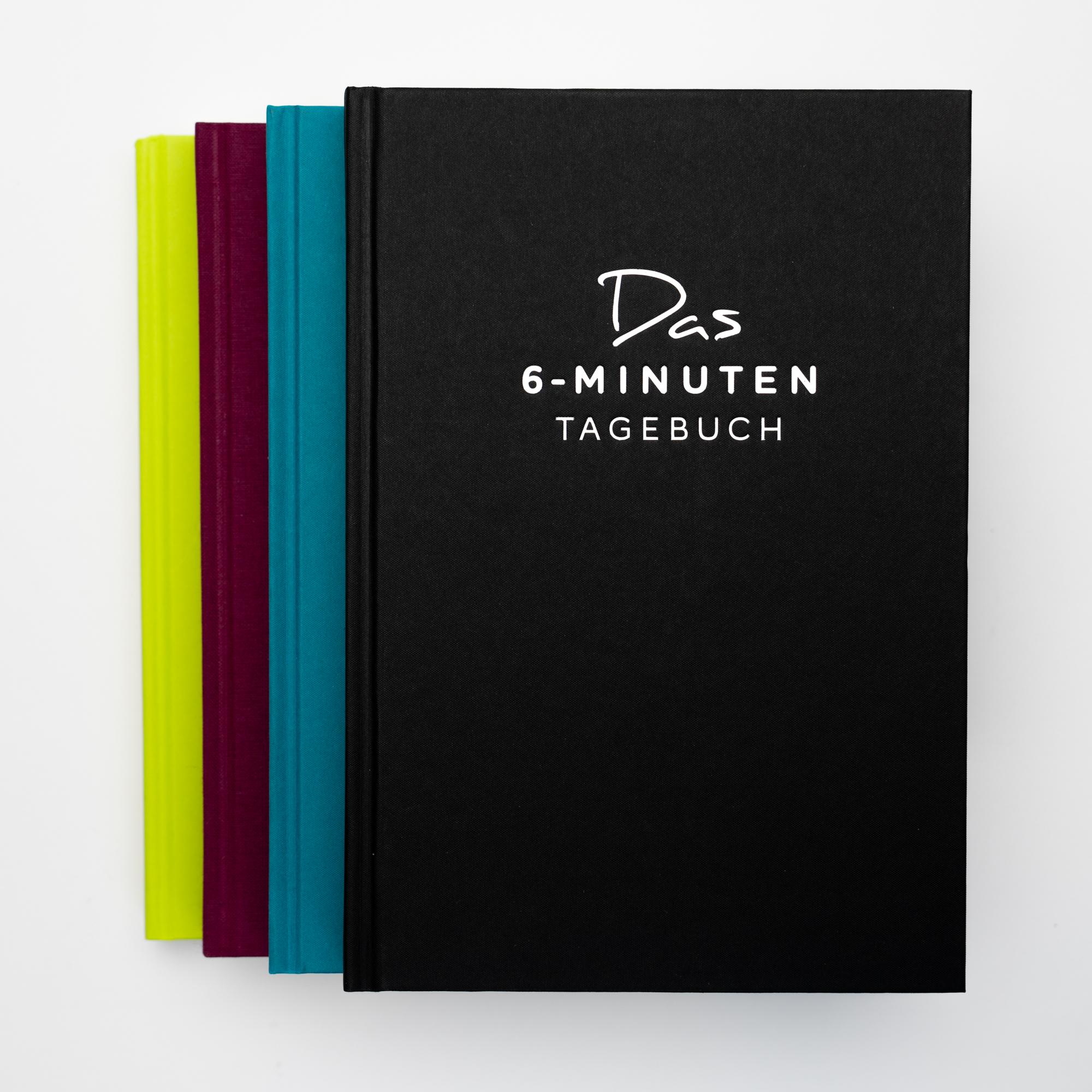 Beispielinhalt (Bild) Das 6-Minuten-Tagebuch (schwarz)