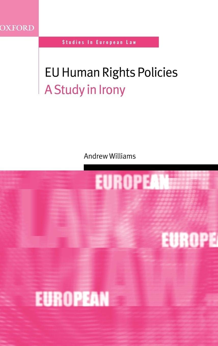 Vorderes Coverbild Eu Human Rights Policies