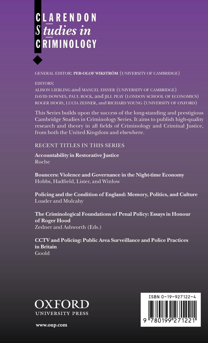 Rückseitencover Prisons and Their Moral Performance