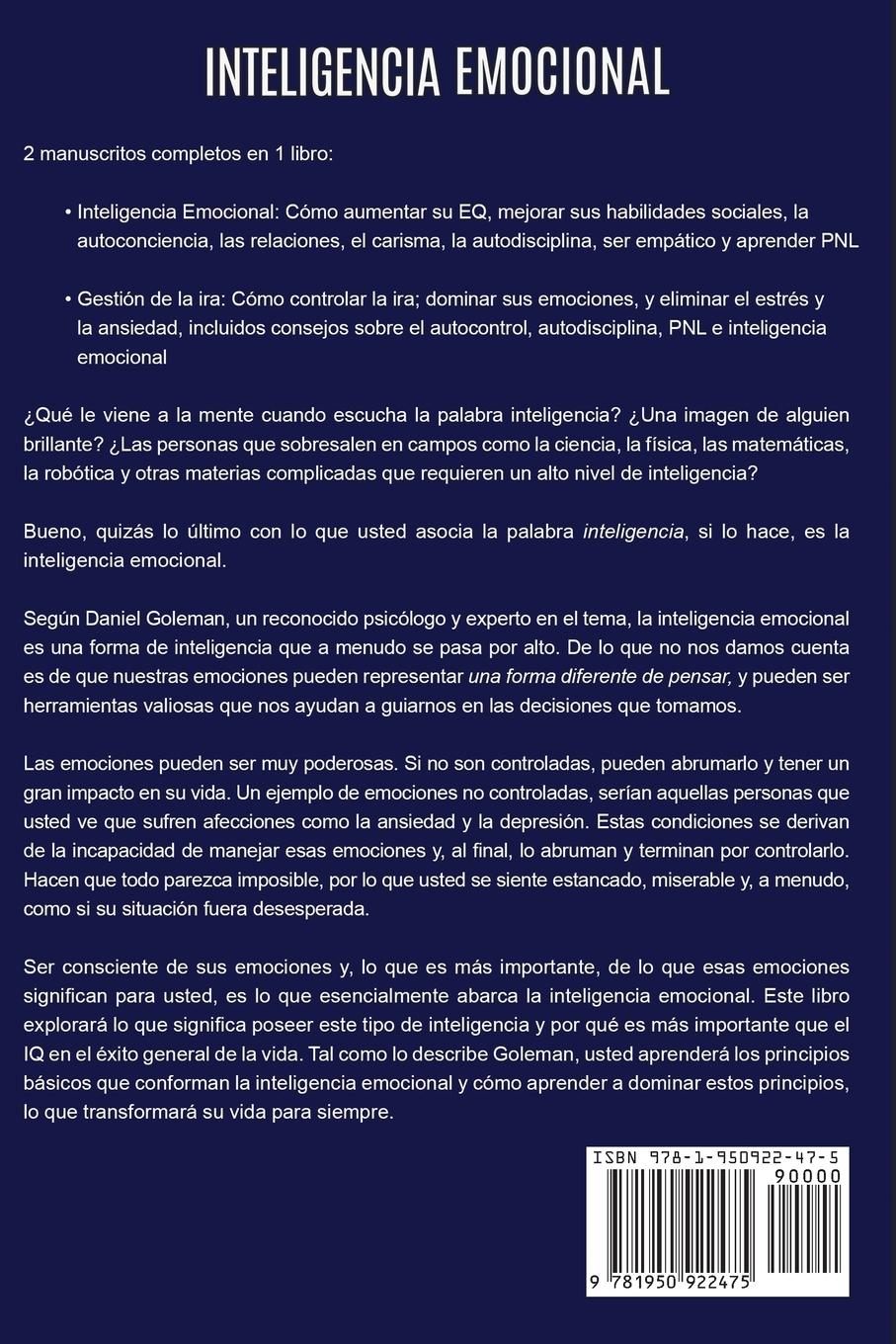 Rückseitencover Inteligencia Emocional