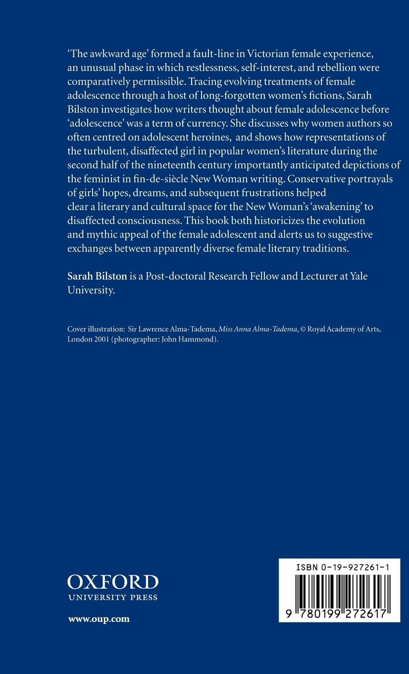 Rückseitencover The Awkward Age in Women's Popular Fiction, 1850-1900