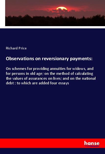 Vorderes Coverbild Observations on reversionary payments: